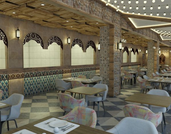 Resturent Interior decor in dubai