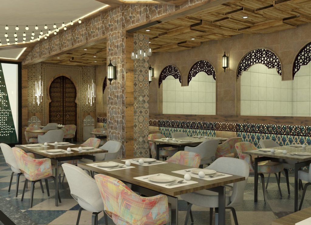 Cafeteria Resturent Interior decor in dubai