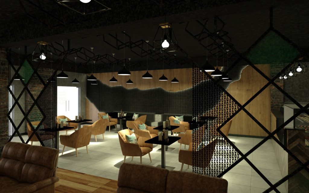 Resturent Interior decor in dubai