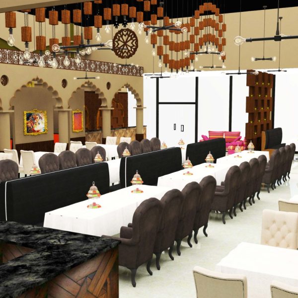 Miqat restaurant 3d view side