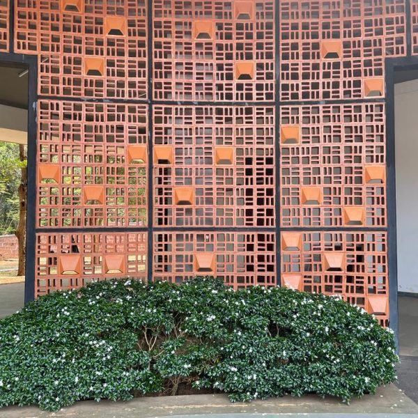 architectural terracotta wall