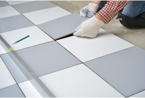 bathroom tile work