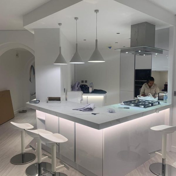residential villa kitchen interior