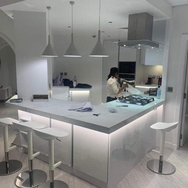 residential villa kitchen