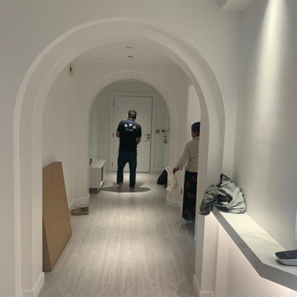 residential villa wall work
