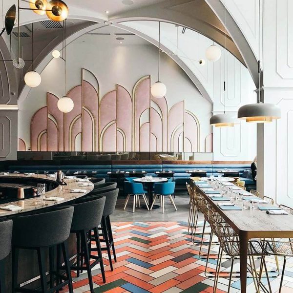 Art Deco restaurent interior design