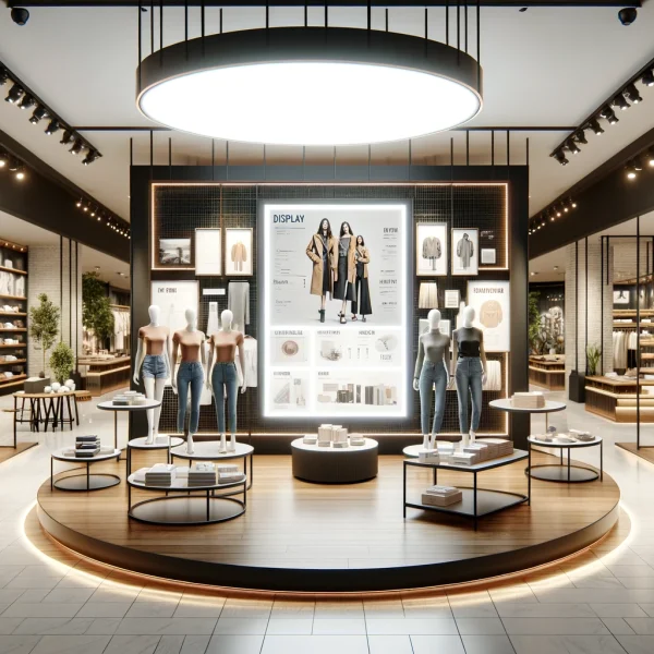 retail fit out display board