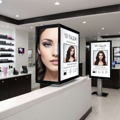 Digital Reception Displays for salon