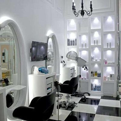 Lighting salon interior