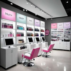 Product Showcases for salon