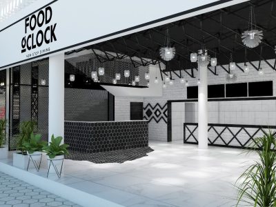 food o'clock restaurant global village light work